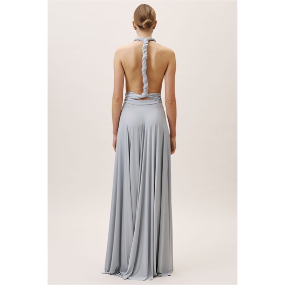 Anthropologie x BHLDN twobirds Ginger Convertible Maxi Dress Fog - Picture 2 of 9